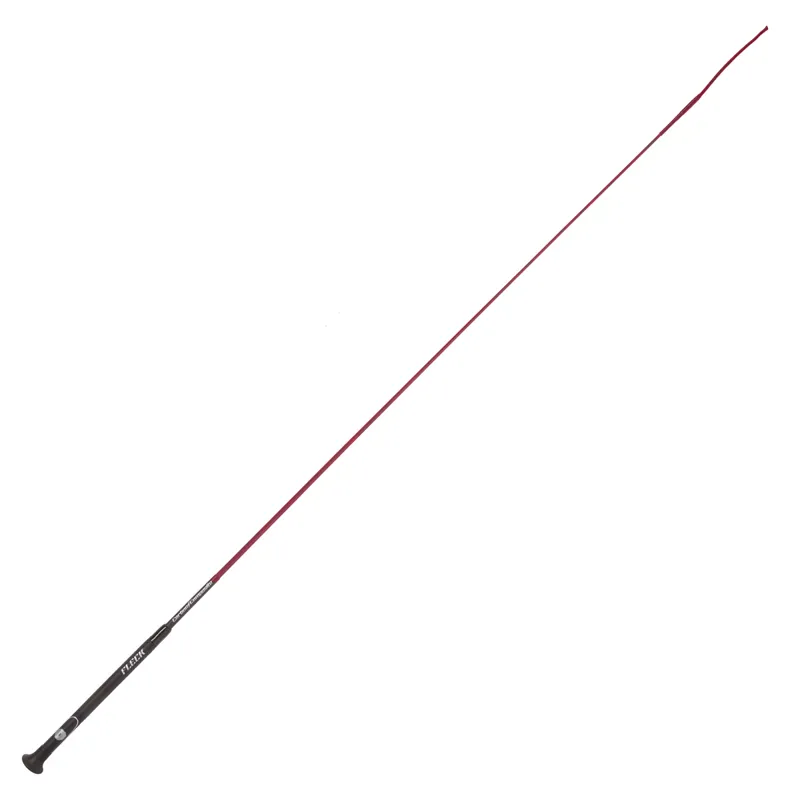 Fleck Carbon Composite  Dressage Whip - Red